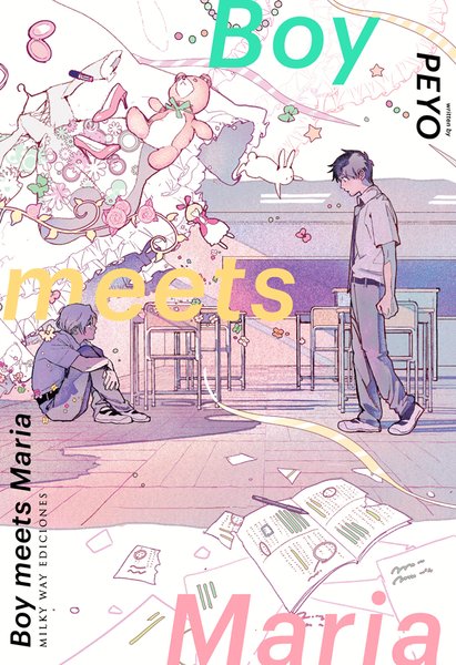 BOY MEETS MARIA, de PEYO | portada del libro