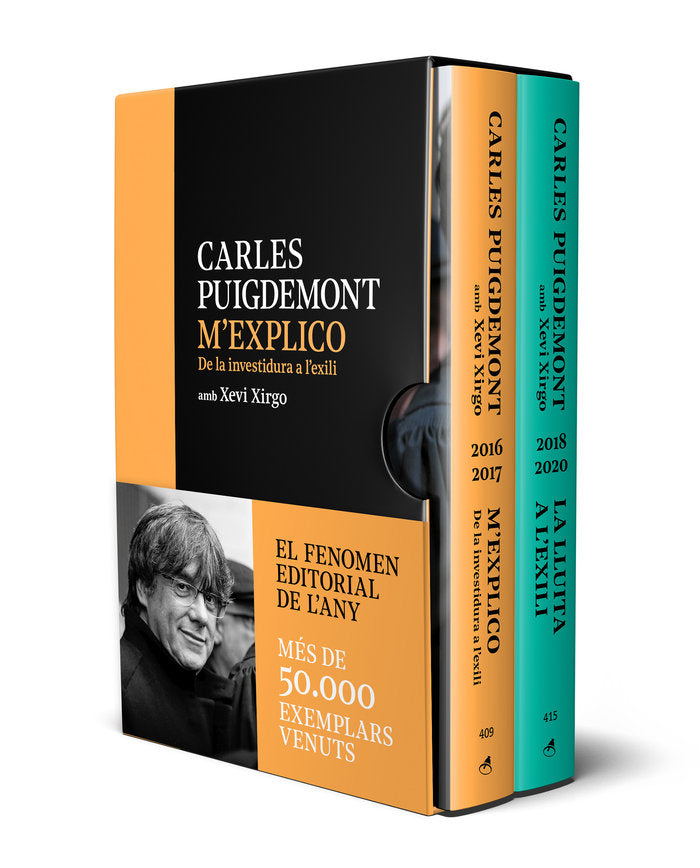 M'explico i La lluita a l'exili (edició pack), de Puigdemont | portada del libro