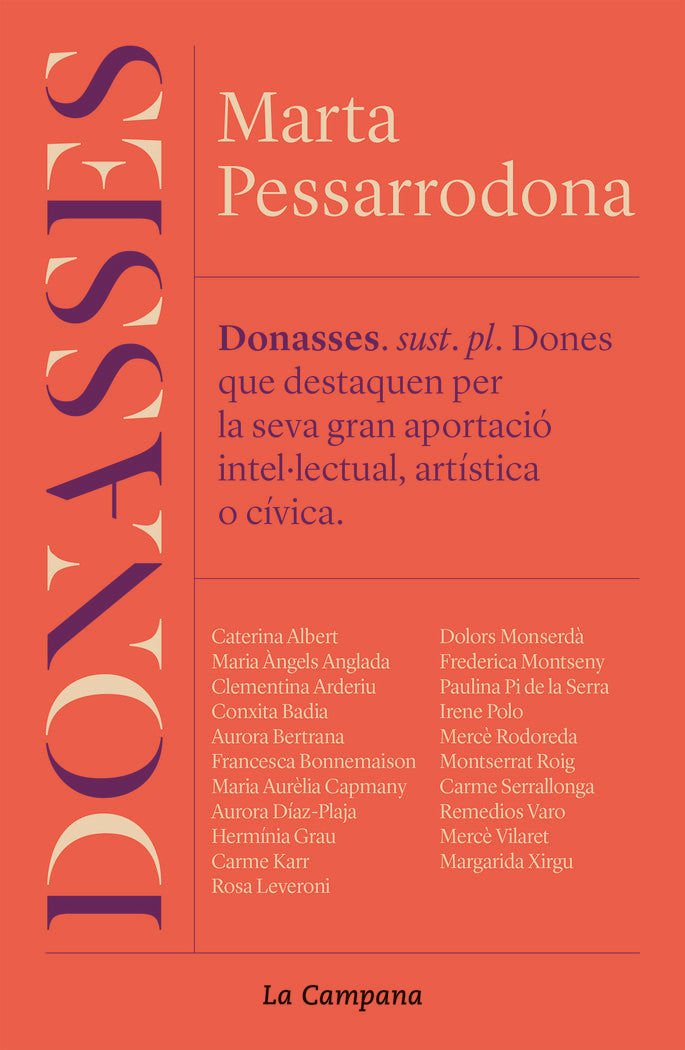 Donasses, de MARTA PESSARRODONA | portada del libro