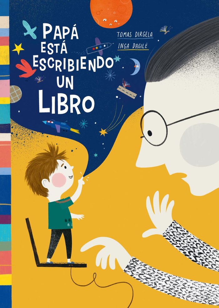 PAPA ESTA ESCRIBIENDO UN LIBRO, de DIRGELA | portada del libro
