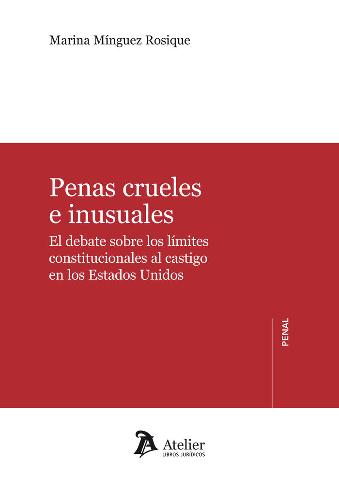 Penas crueles e inusuales., de Mínguez Rosique, Marina | portada del libro