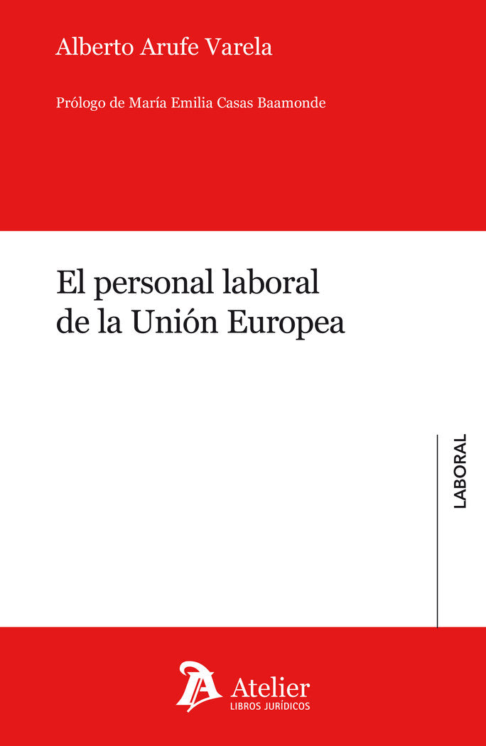 PERSONAL LABORAL DE LA UNION EUROPEA, de ARUFE VARELA | portada del libro
