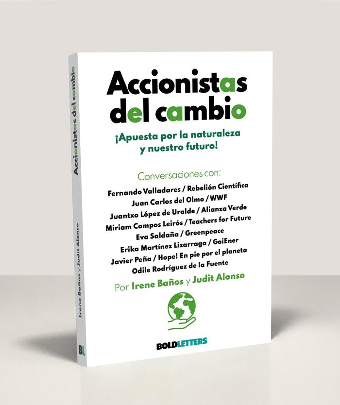 ACCIONISTAS DEL CAMBIO, de IRENE BAÑOS RUIZ | portada del libro