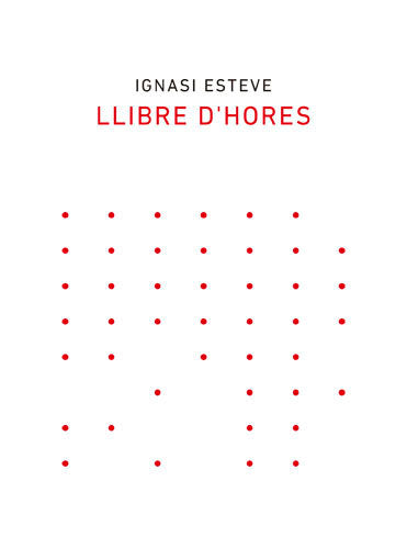 Llibre d'hores, de Ignasi Esteve | portada del libro