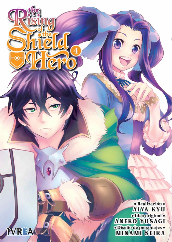 The Rising of the Shield Hero 4, de Aiya Kyu | portada del libro