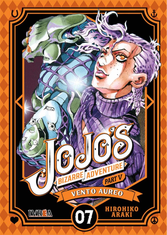 Jojo's Bizzarre Adventure Parte 5: Vento Aureo 7, de Hiroiko Araki | portada del libro