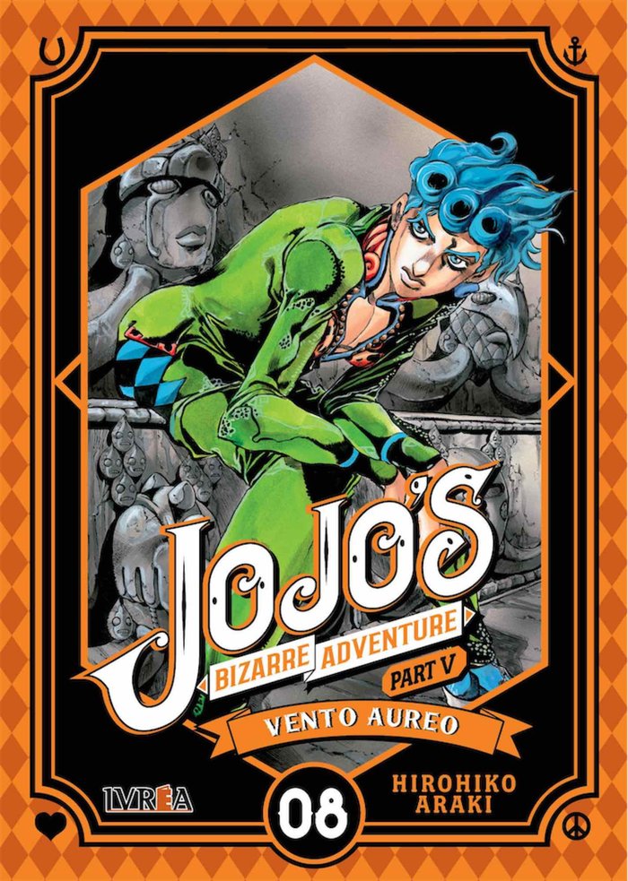 JOJO'S BIZARRE ADVENTURE 05 VENTO AUREO 08, de ARAKI, HIROHIKO | portada del libro