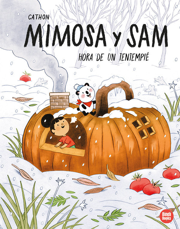 MIMOSA Y SAM 4 HORA DE UN TENTENPIE, de CATHON | portada del libro