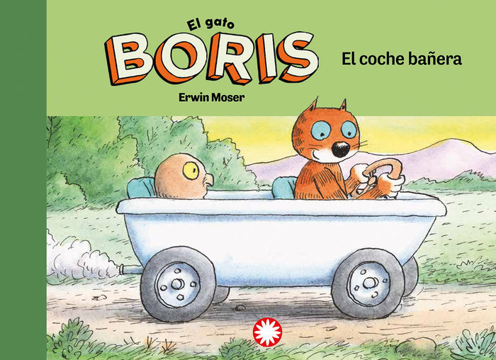 EL GATO BORIS 1 EL COCHE BAÑERA, de ERWIN MOSER | portada del libro