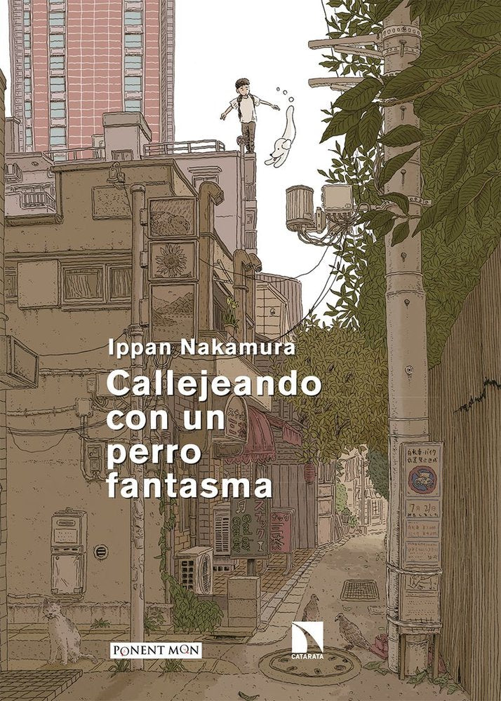 CALLEJEANDO CON UN PERRO FANTASMA, de NAKAMURA,IPPAN | portada del libro