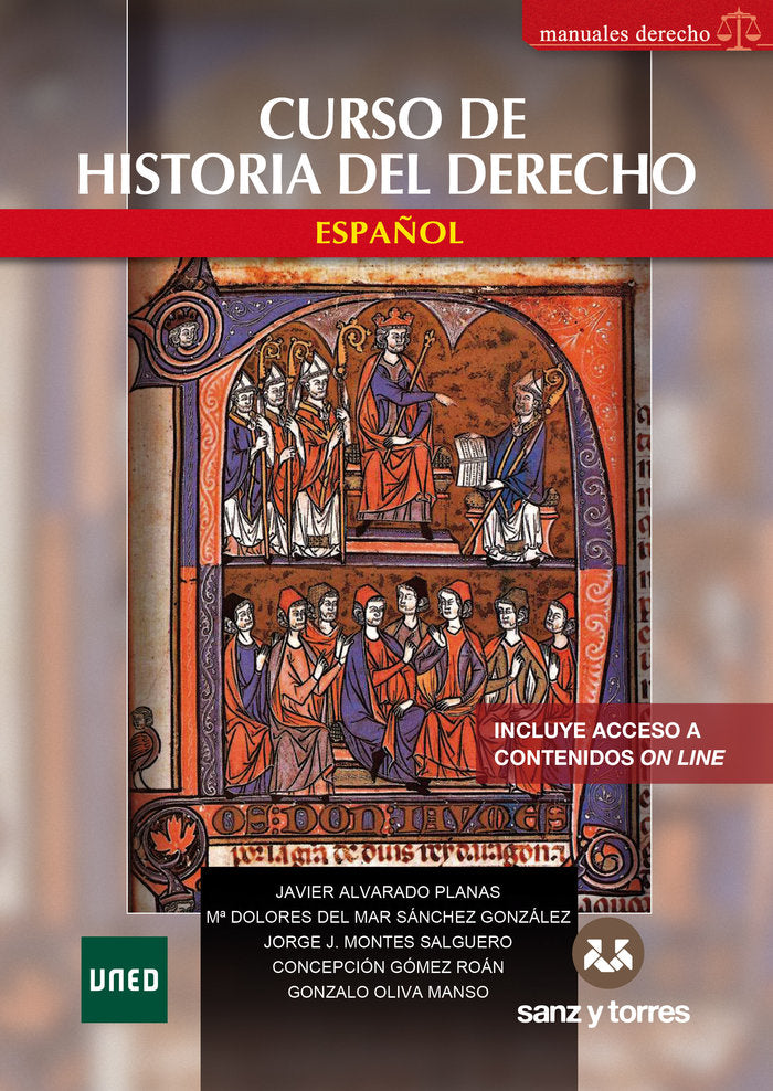 CURSO DE HISTORIA DEL DERECHO ESPAÑOL, de ALVARADO PLANAS, JAVIER | portada del libro