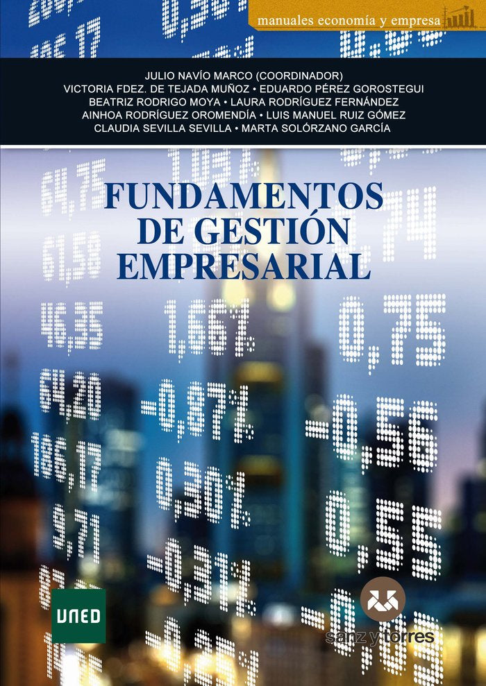 FUNDAMENTOS DE GESTION EMPRESARIAL, de NAVIO MARCO, JULIO | portada del libro