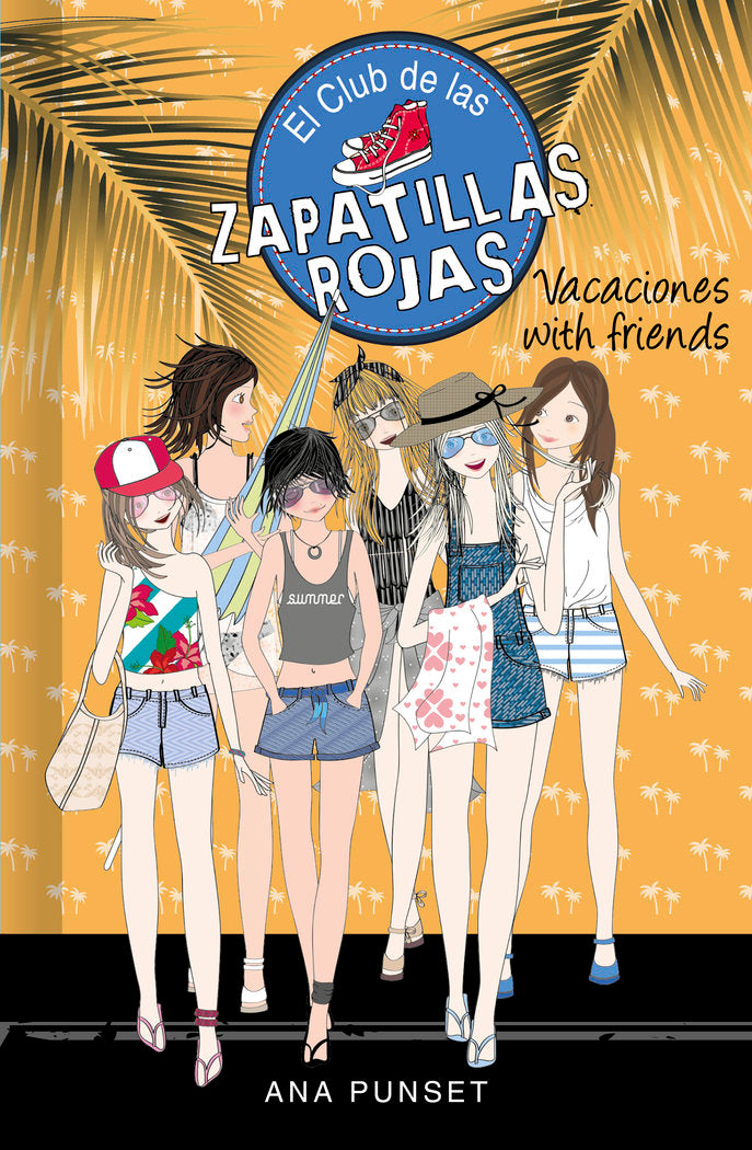 Vacaciones with friends (Serie El Club de las Zapatillas Rojas 19), de Punset, Ana | portada del libro