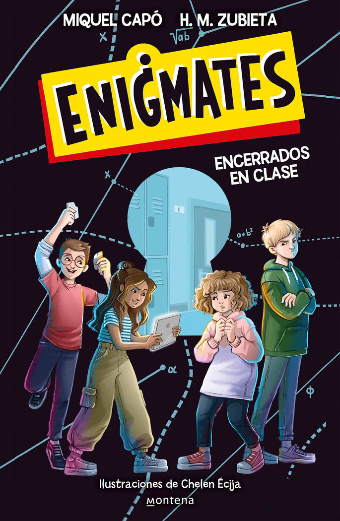 ENIGMATES ¡ENCERRADOS EN CLASE!, de CAPO, MIQUEL | portada del libro