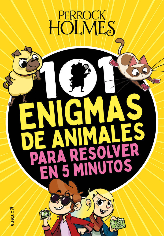 101 ENIGMAS DE ANIMALES PARA RESOLVER EN 5 MINUTOS, de PALMIOLA, ISAAC | portada del libro