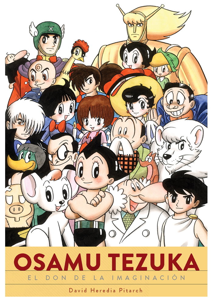 OSAMU TEZUKA EL DON DE LA IMAGINACION, de DAVID HEREDIA PITARCH | portada del libro
