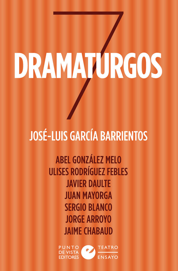 Siete dramaturgos, de GARCIA BARRIENTOS, JOSE-LUIS | portada del libro