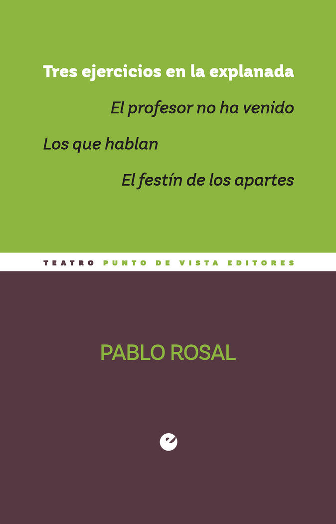 TRES EJERCICIOS EN LA EXPLANADA, de ROSAL, PABLO | portada del libro