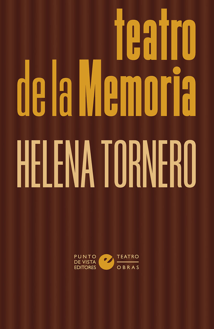 Teatro de la memoria, de TORNERO BRUGUES, HELENA | portada del libro