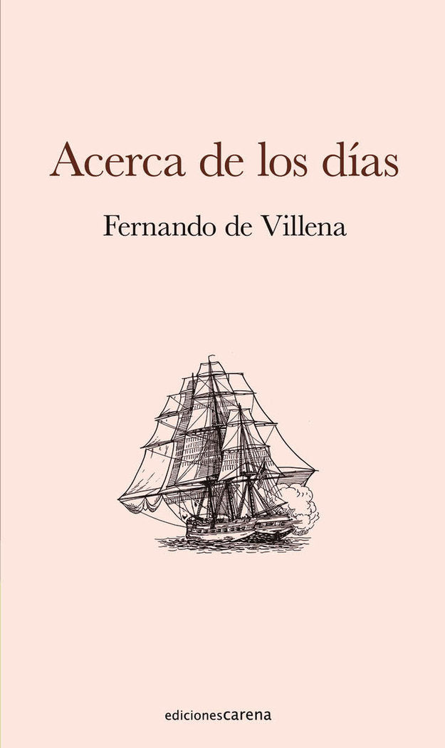 Acerca de los días, de de Villena, Fernando | portada del libro