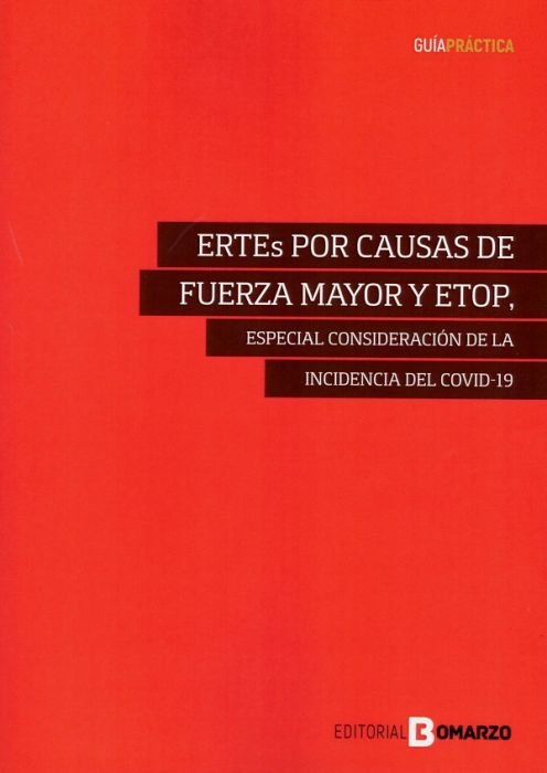 ERTES POR CAUSAS DE FUERZA MAYOR Y ETOP,, de COLLADO GARCIA, LUIS | portada del libro