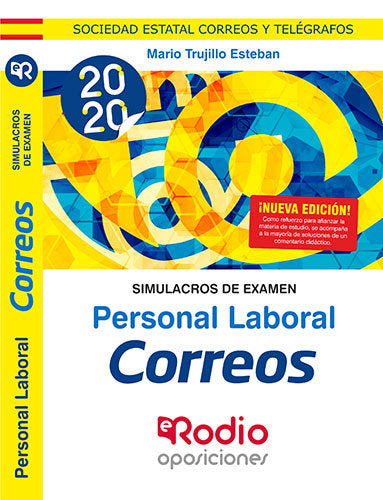 Correos. Personal Laboral. Simulacros de Examen., de Trujillo Esteban, Mario JosE | portada del libro