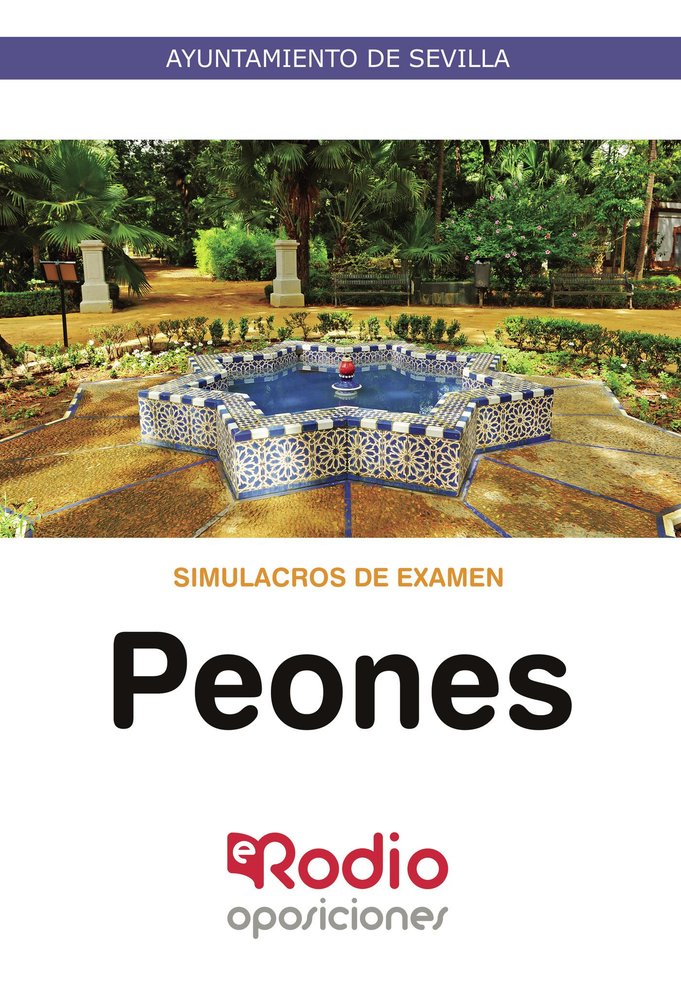 PEONES. SIMULACROS DE EXAMEN, de VARIOS AUTORES | portada del libro