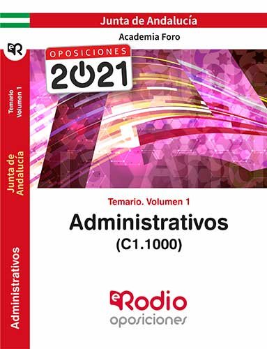 ADMINISTRATIVOS C1. 1000 TEMARIO VOLUMEN 1, de ACADEMIA FORO | portada del libro