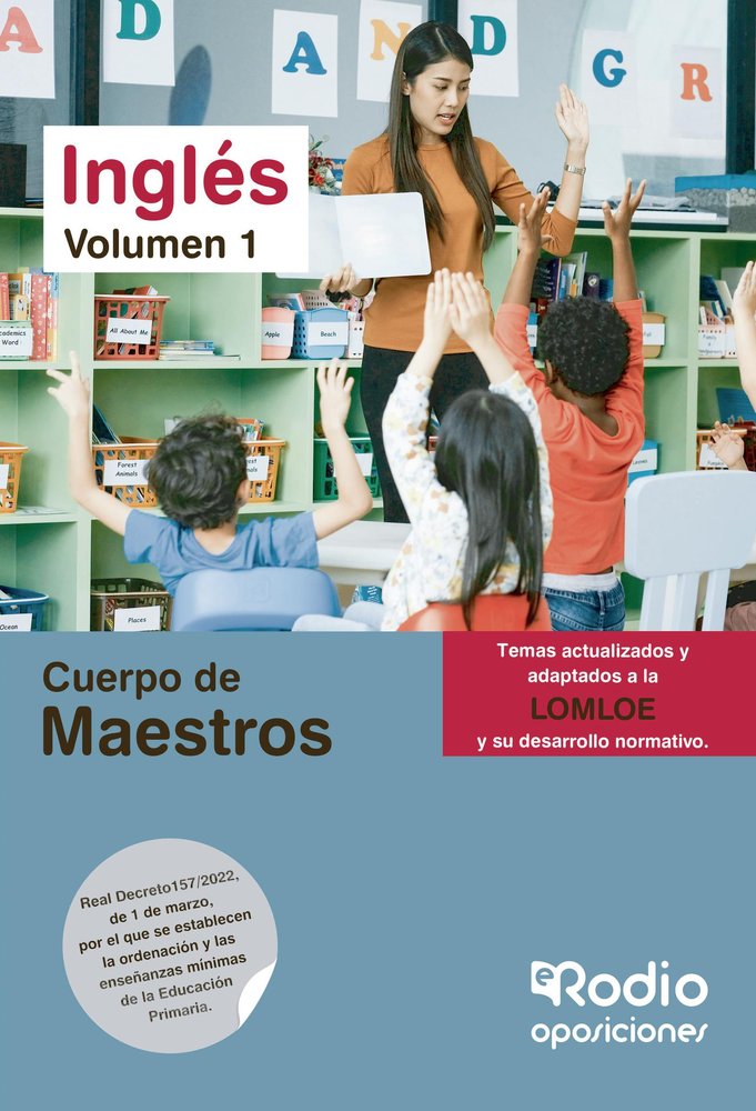 CUERPO DE MAESTROS. INGLES. VOLUMEN 1. LOMLOE, de VARIOS AUTORES | portada del libro