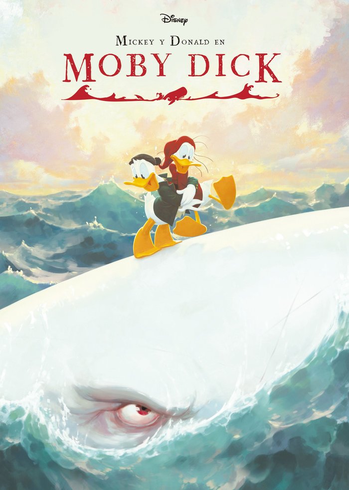 Mickey y Donald en Moby Dick, de Disney | portada del libro