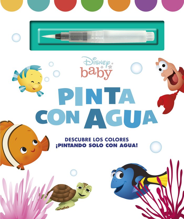 DISNEY BABY. PINTA CON AGUA, de DISNEY | portada del libro