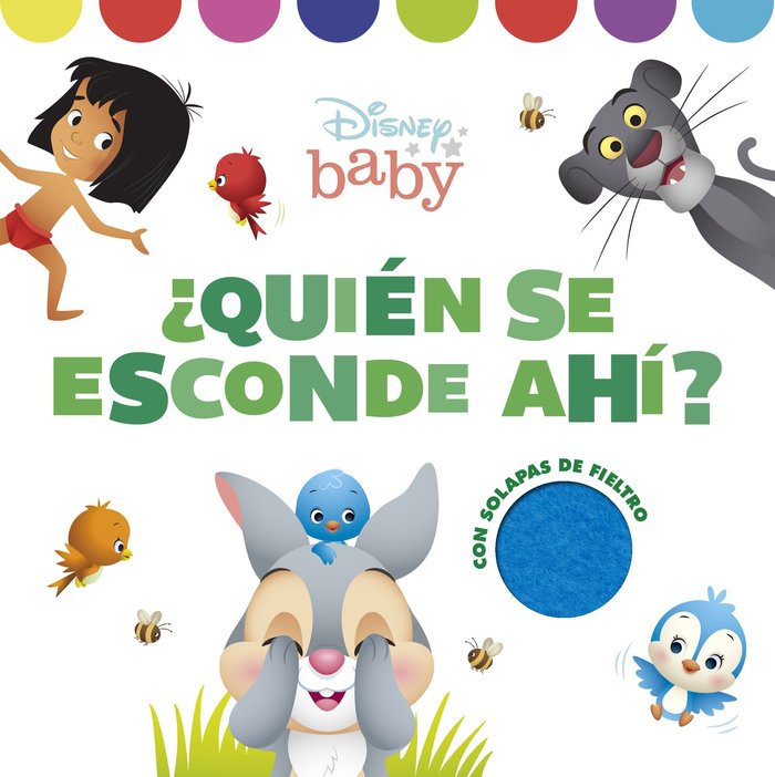 DISNEY BABY QUIEN SE ESCONDE AHI, de DISNEY | portada del libro