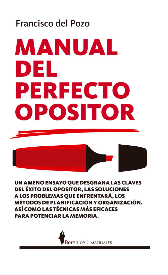 MANUAL DEL PERFECTO OPOSITOR, de DEL POZO | portada del libro