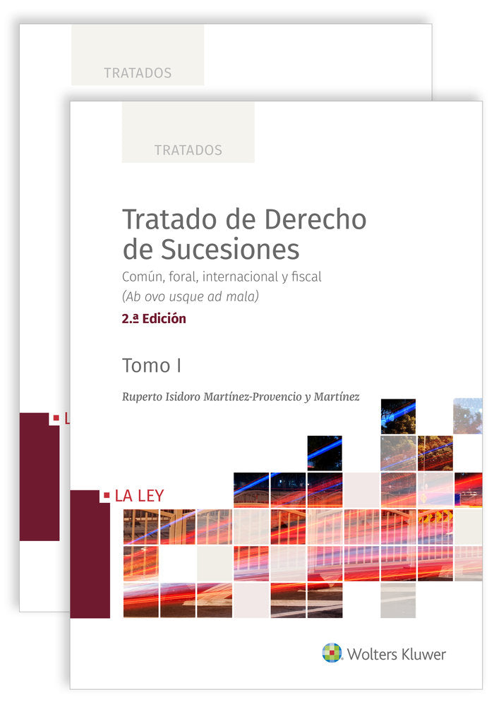 Tratado de derecho de sucesiones (2ª edición), de Martínez Martínez, Ruperto Isidoro | portada del libro
