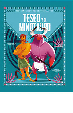 TESEO Y EL MINOTAURO, de ANNA LANG | portada del libro