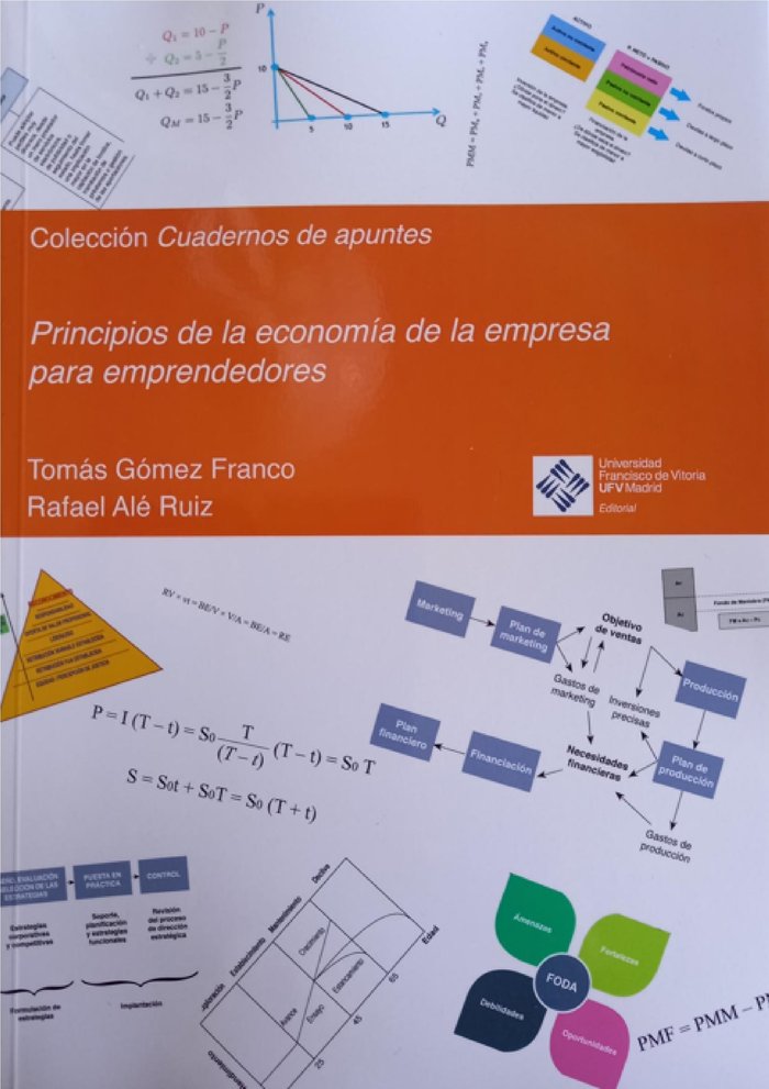 PRINCIPIOS DE ECONOMIA DE LA EMPRESA PARA EMPRENDEDORES, de GOMEZ FRANCO, TOMAS | portada del libro