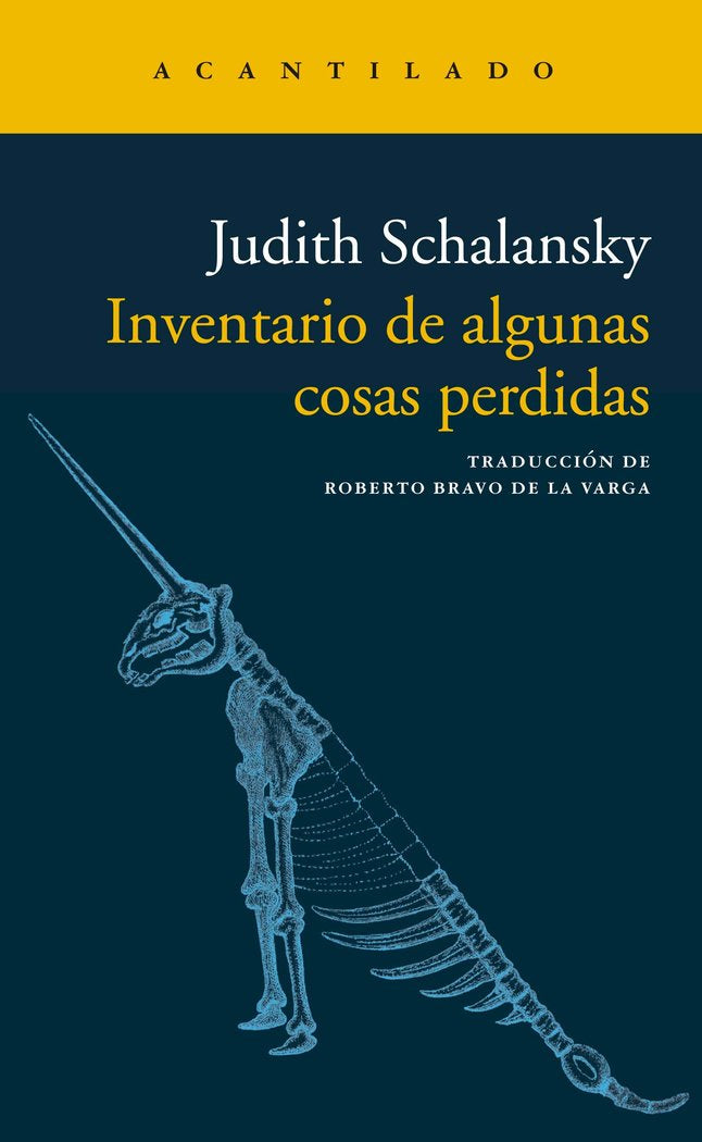Inventario de algunas cosas perdidas, de SCHALANSKY, JUDITH | portada del libro