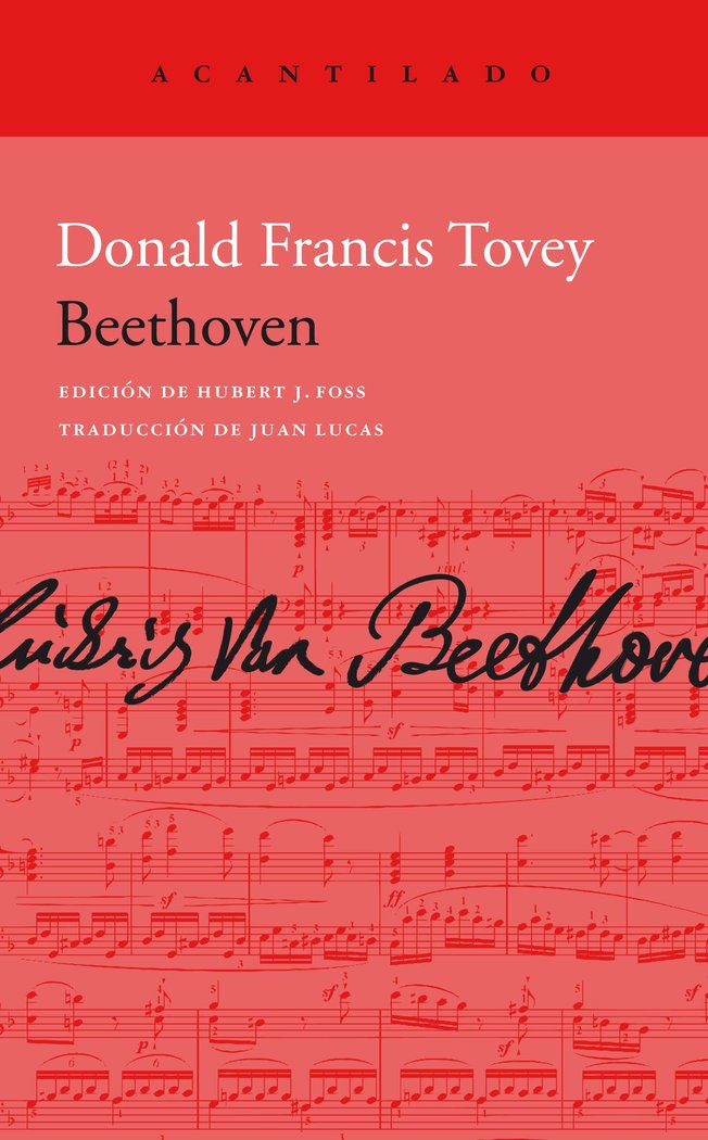 BEETHOVEN, de FRANCIS TOVEY, DONALD | portada del libro