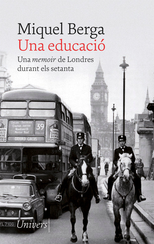 UNA EDUCACIO, de BERGA, MIQUEL | portada del libro