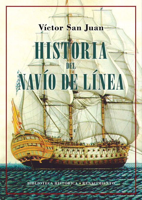 Historia del navío de línea, de San Juan, Víctor | portada del libro