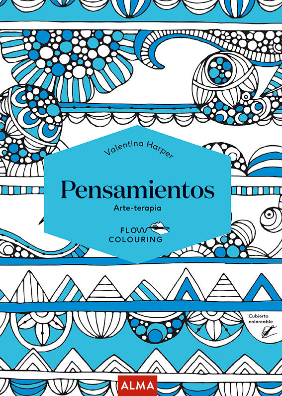 Pensamientos (Flow Colouring), de Harper, Valentina | portada del libro