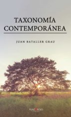 Taxonomía contemporánea, de Juan Bataller Grau | portada del libro
