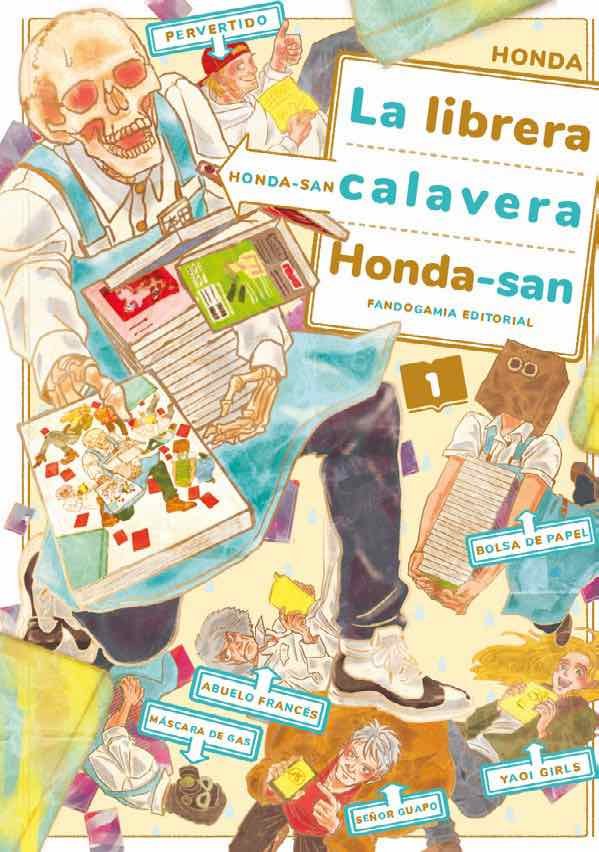 La librera calavera Honda-san, de Honda | portada del libro