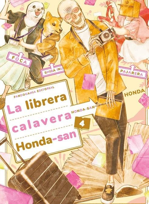 La librera calavera Honda-san 4, de HONDA | portada del libro