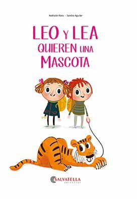 LEO Y LEA QUIEREN UNA MASCOTA, de PONS ROUSSEL | portada del libro