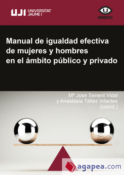 MANUAL DE IGUALDAD EFECTIVA DE MUJERES Y HOMBRES EN EL AMBIT | portada del libro