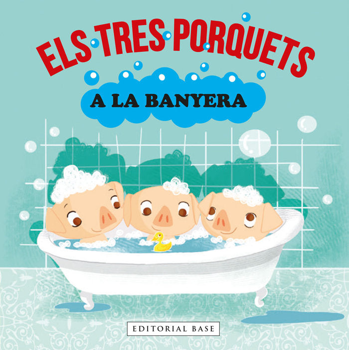 Els tres porquets a la banyera, de GASOL, ANNA | portada del libro