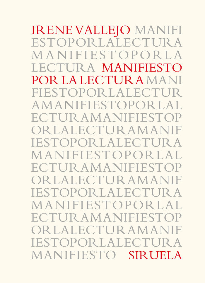 Manifiesto por la lectura, de Vallejo | portada del libro