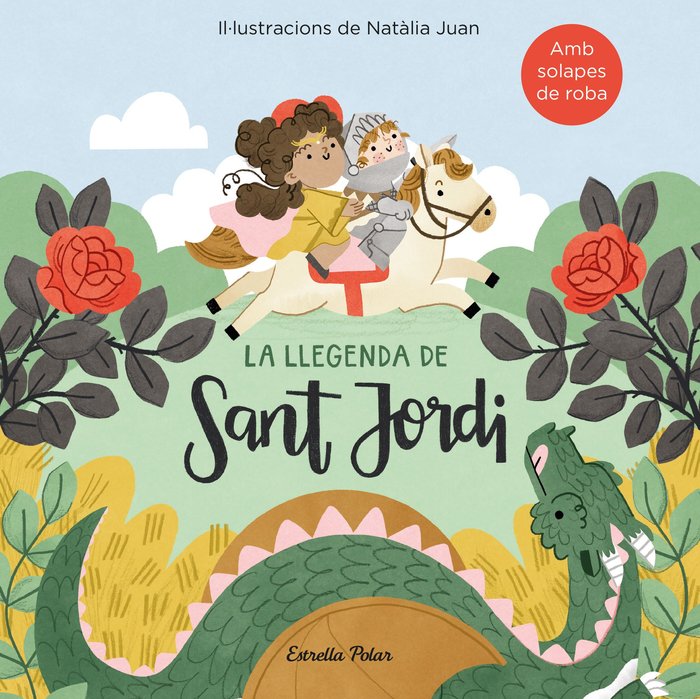 La llegenda de Sant Jordi amb solapes de roba, de Juan Abelló, Natàlia | portada del libro