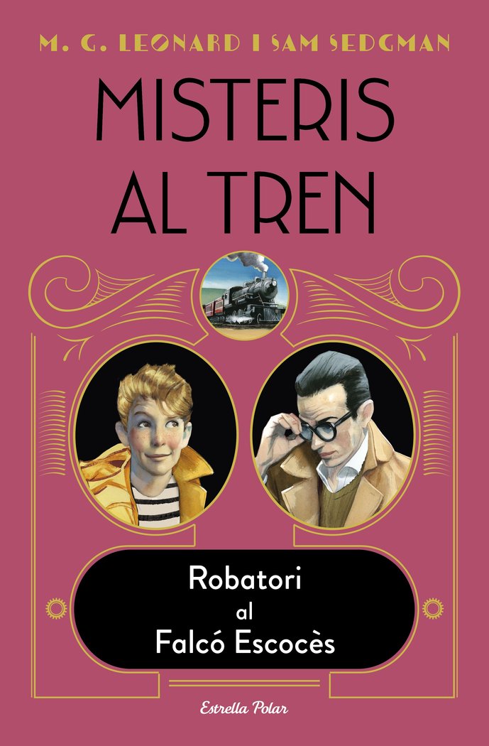 Misteris al tren 1. Robatori al Falcó Escocès, de Leonard, M.G. | portada del libro